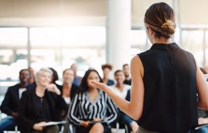 Präsentation beim Finanz-Workshop